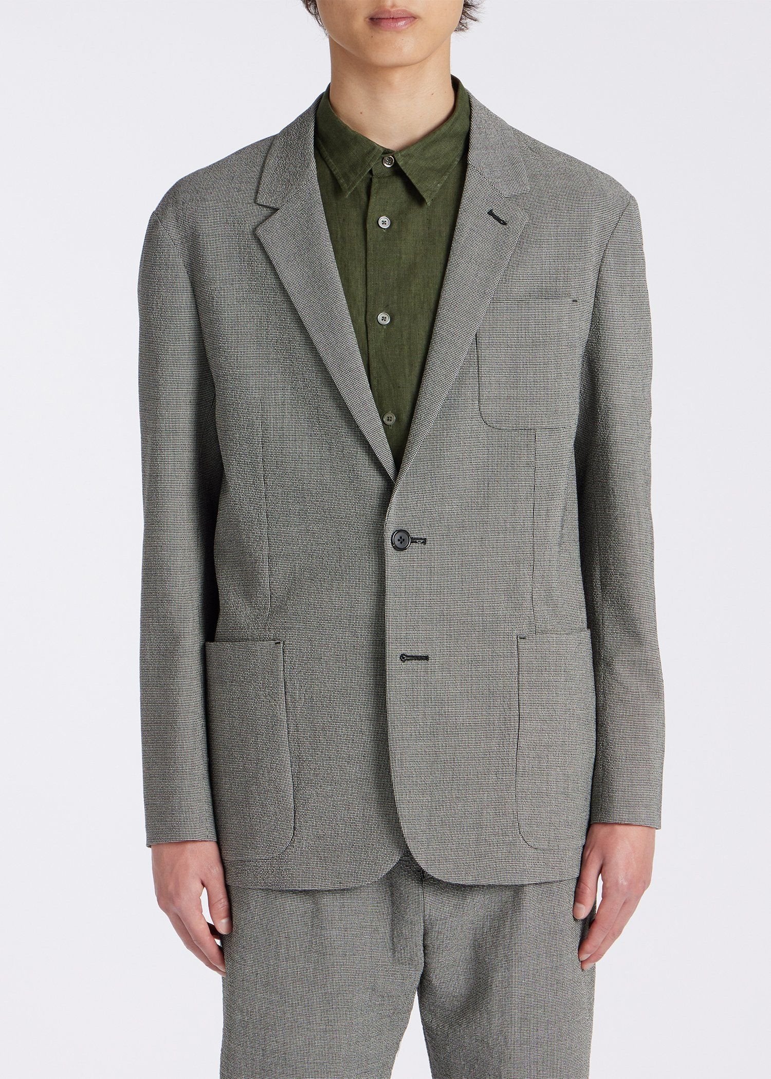 ウールシアサッカー シングル2B ジャケット