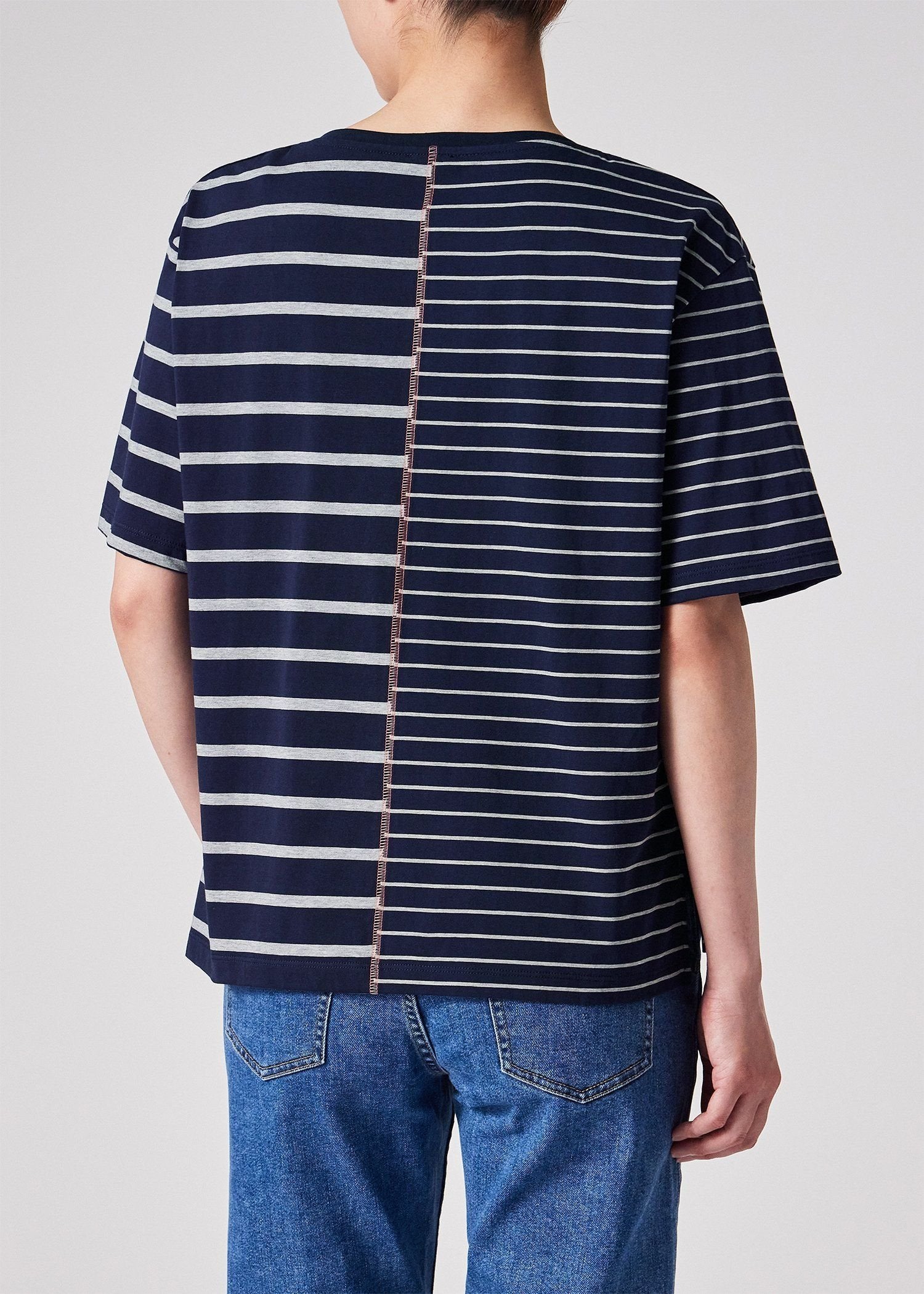 ウィメンズ リラックス ボーダー 半袖Tシャツ