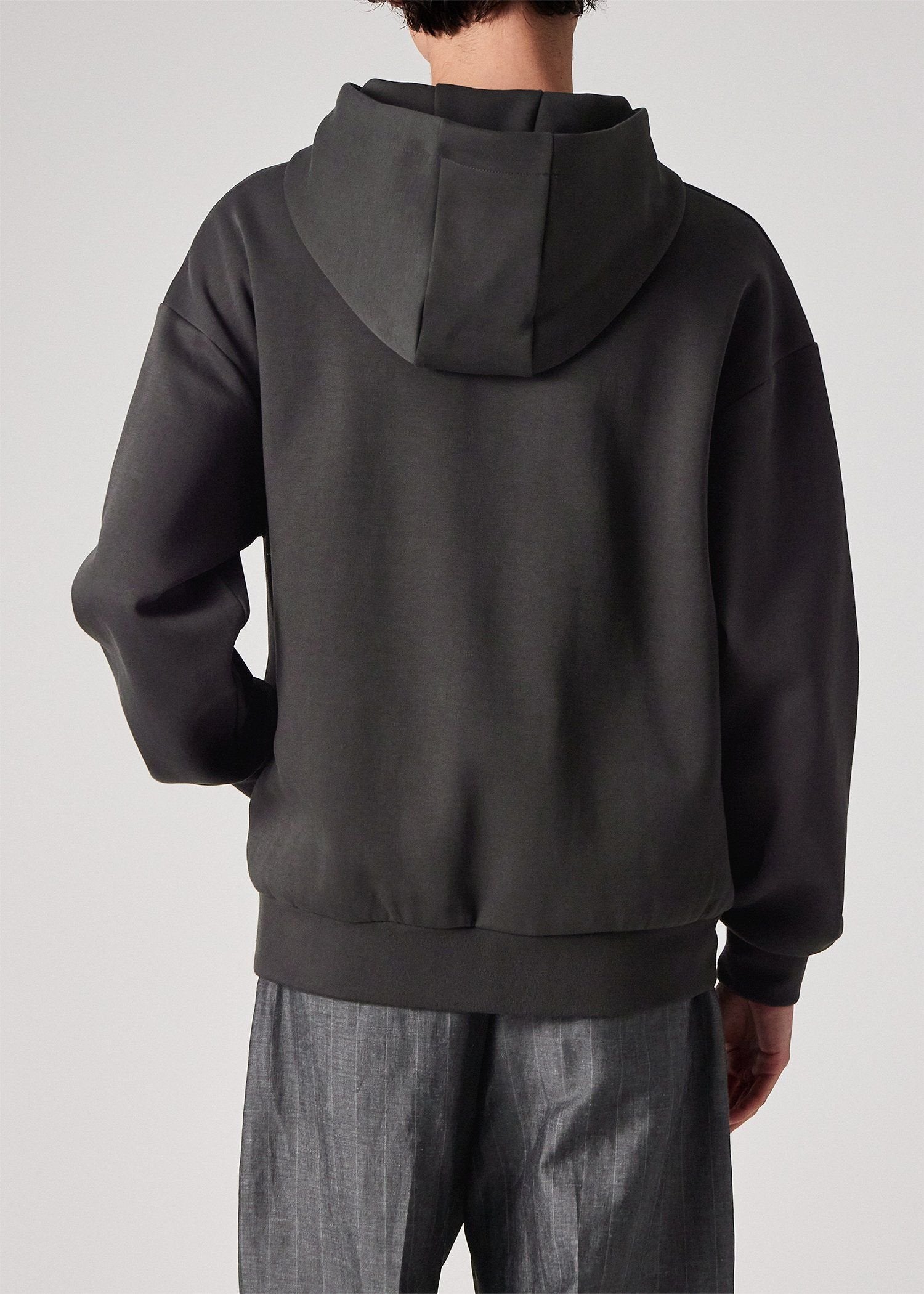 "Cropped Logo" ダンボールニット パーカ