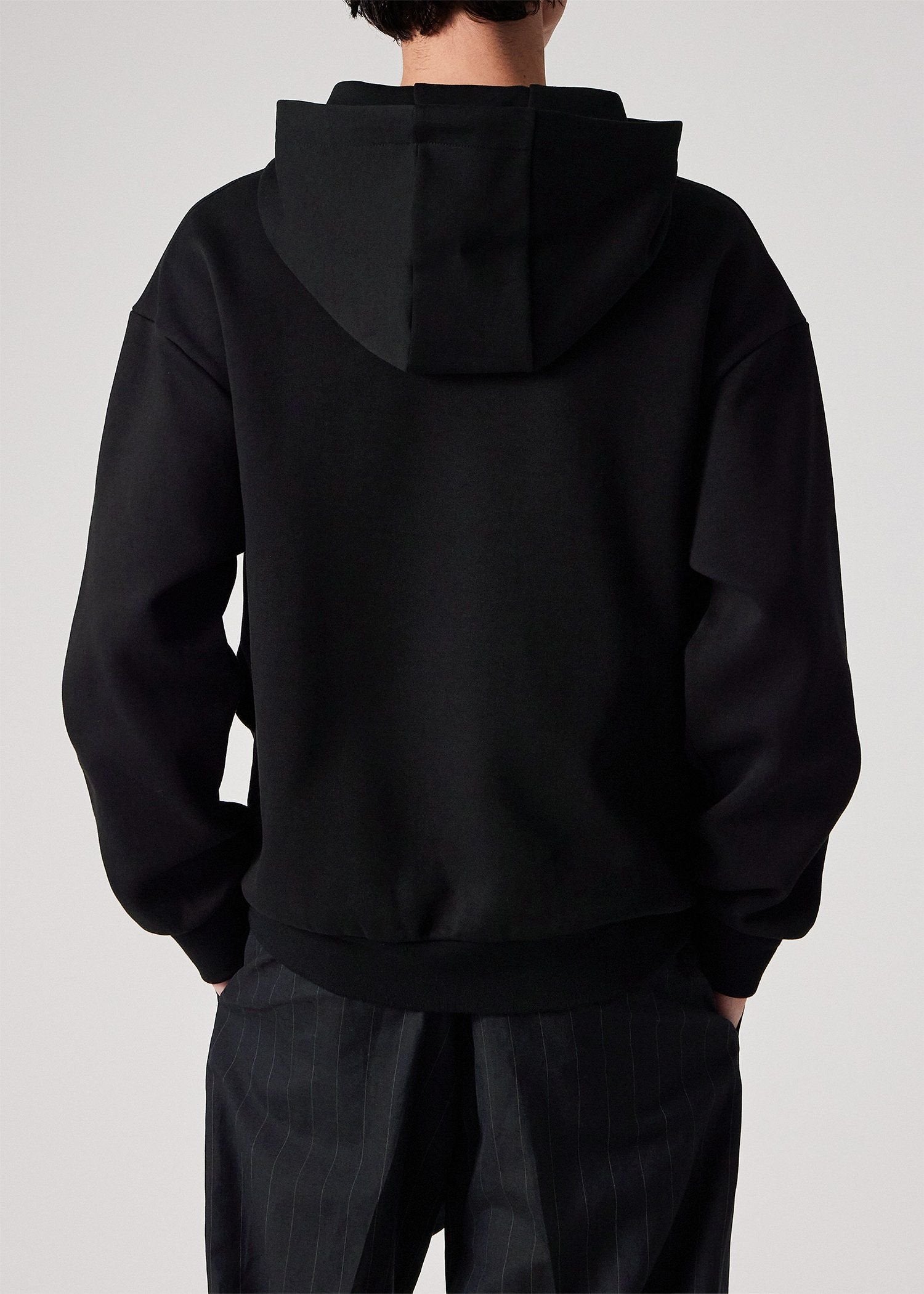 "Cropped Logo" ダンボールニット パーカ