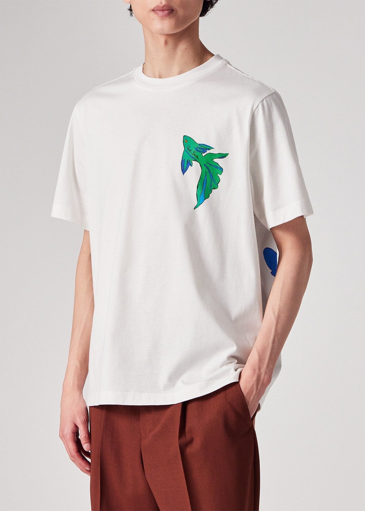 "River Collage" 半袖Tシャツ