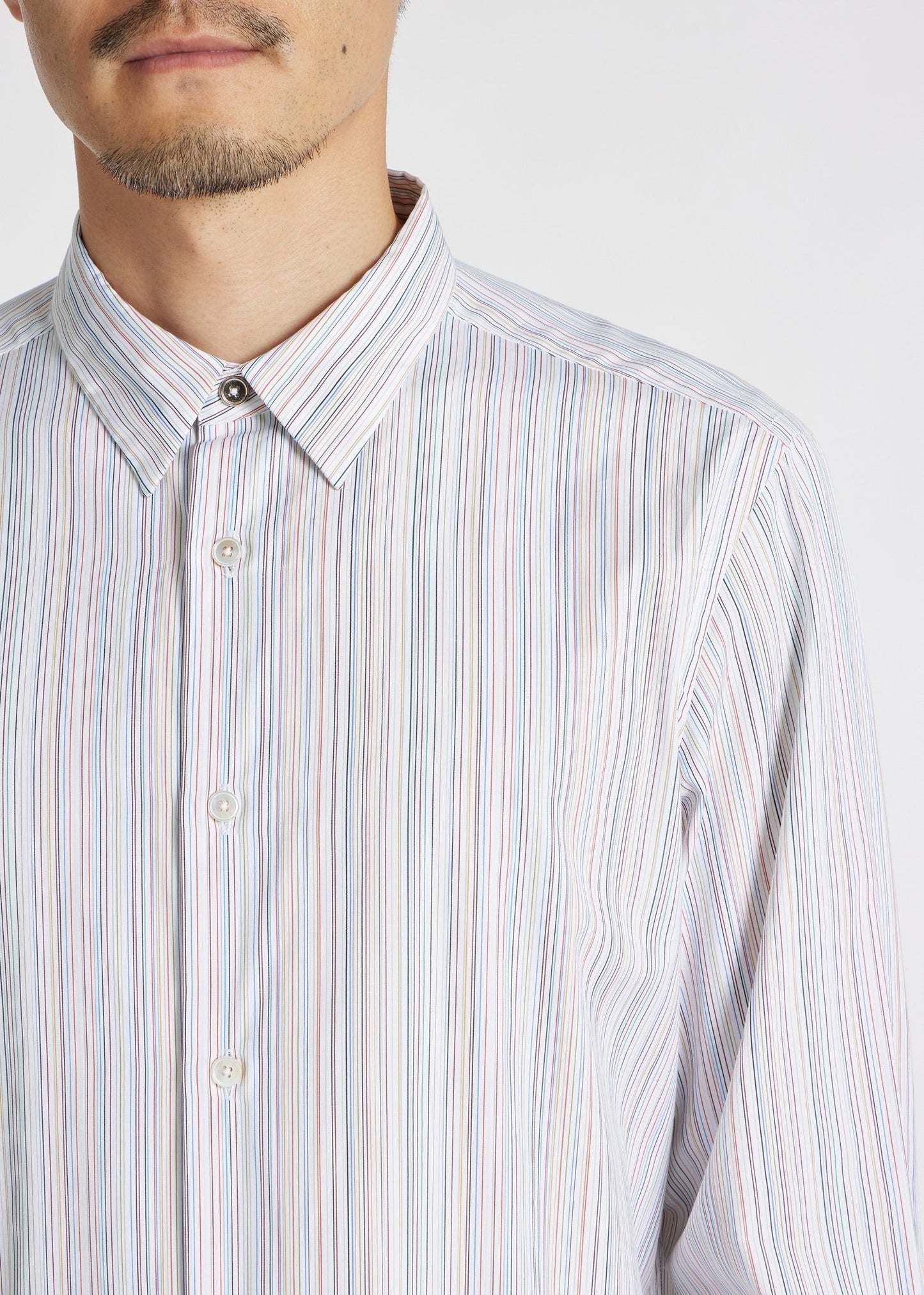 "Signature Stripe" カジュアルシャツ