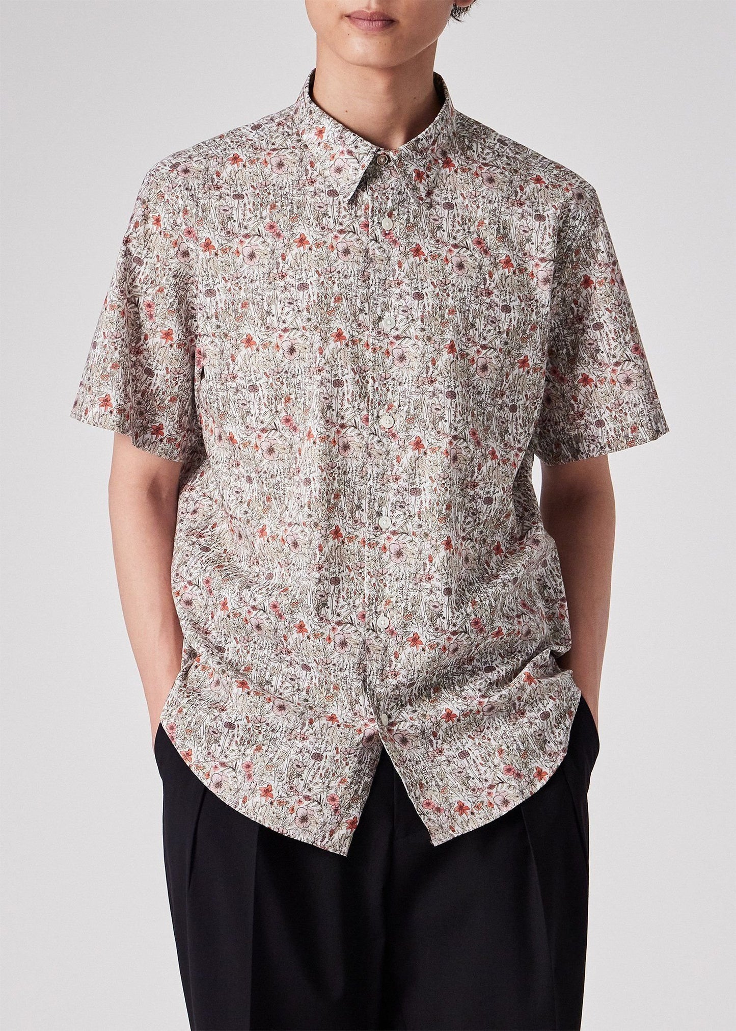 "Garden Floral" 半袖シャツ