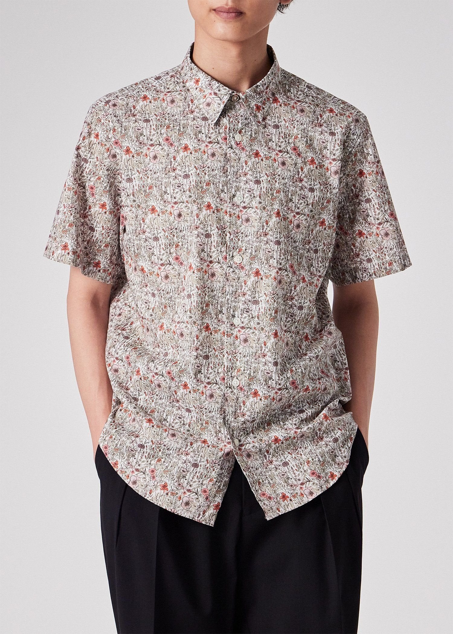"Garden Floral" 半袖シャツ