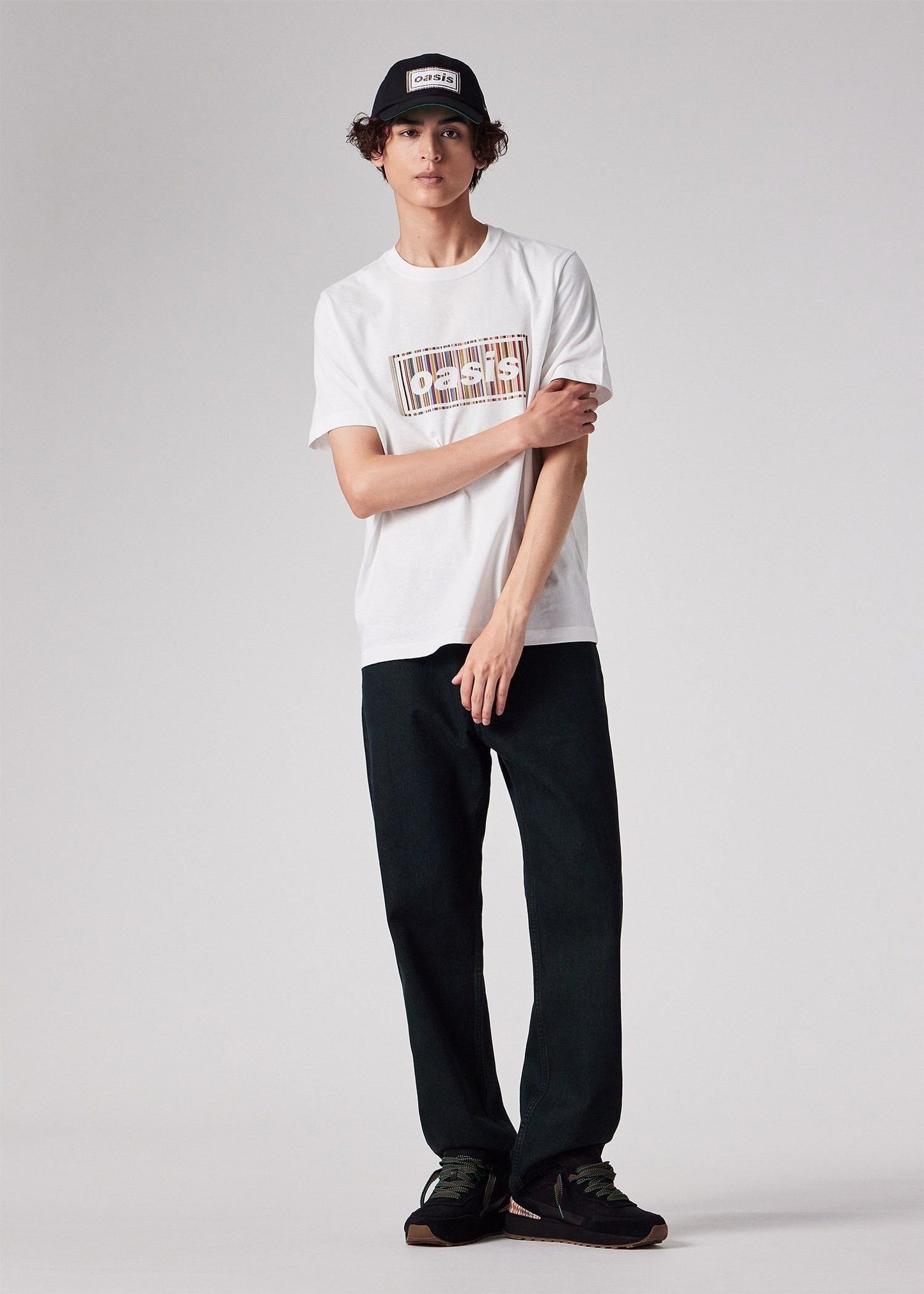 Paul Smith × Oasis シグネチャーストライプロゴ Tシャツ