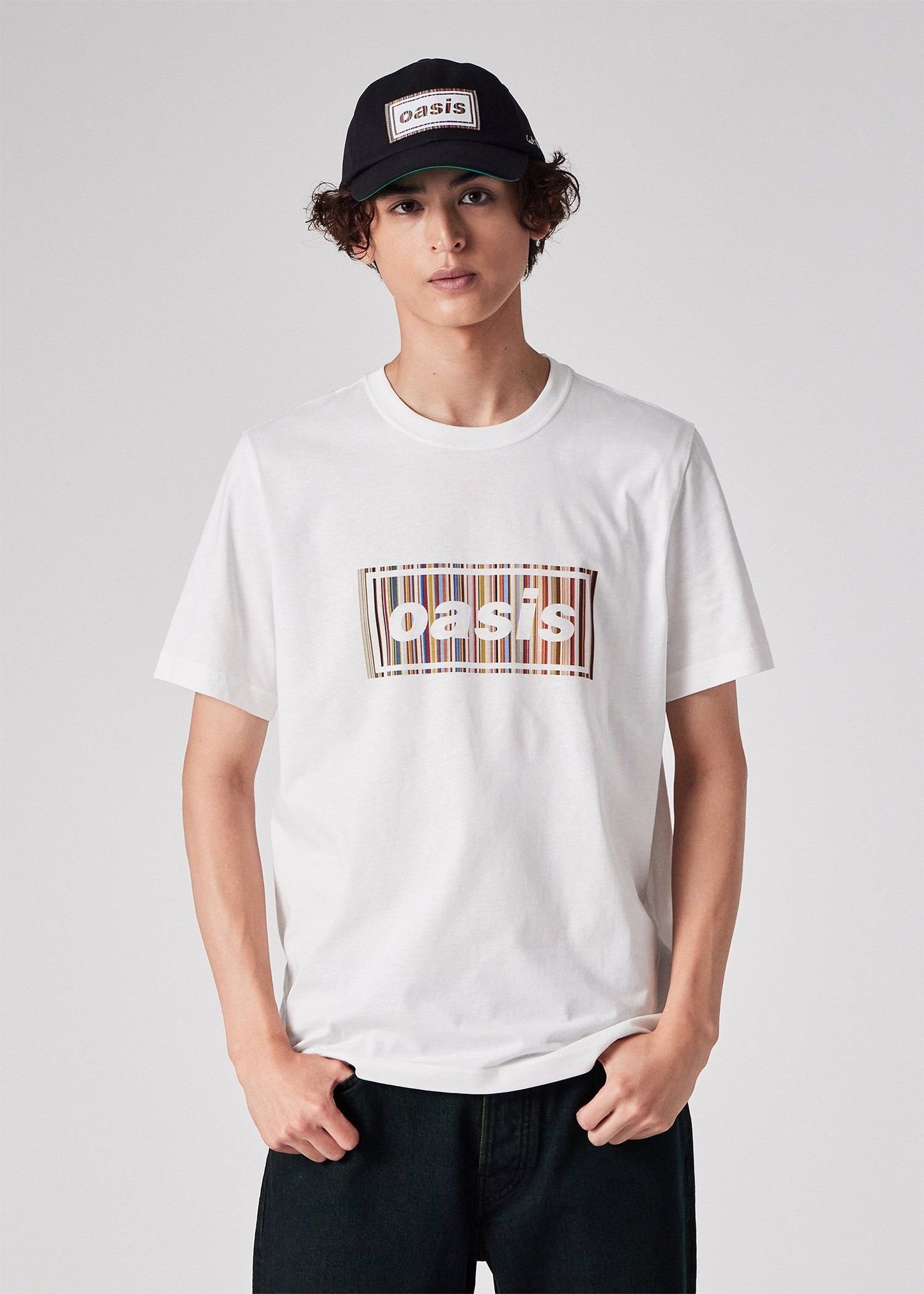 Paul Smith × Oasis シグネチャーストライプロゴ Tシャツ