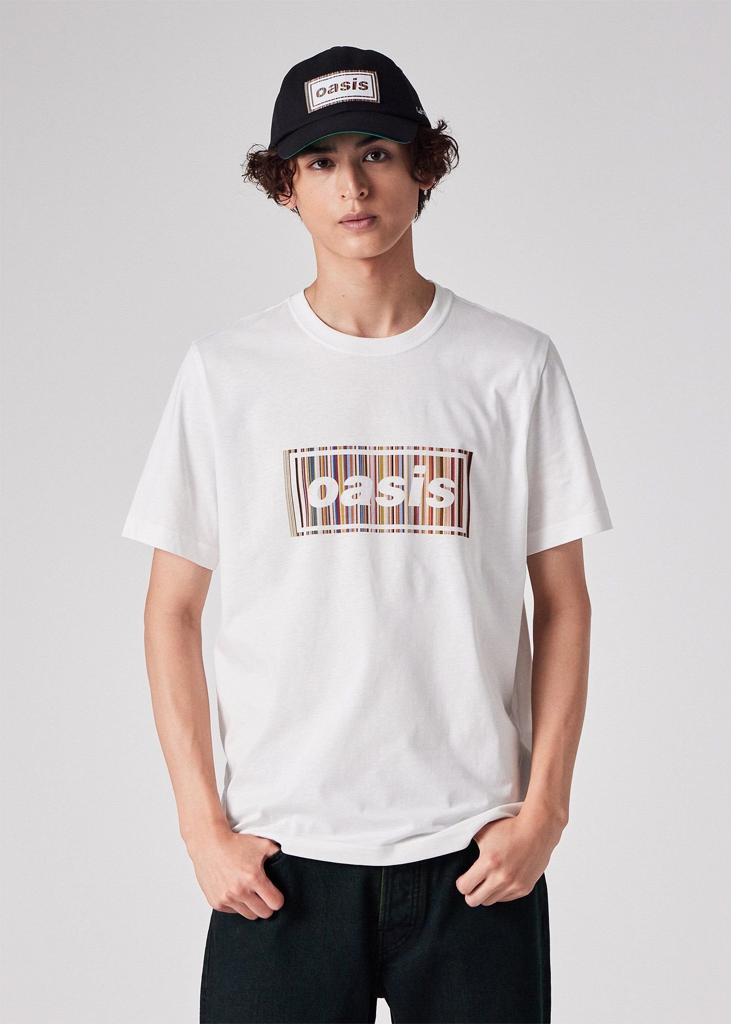 Paul Smith × Oasis シグネチャーストライプロゴ Tシャツ