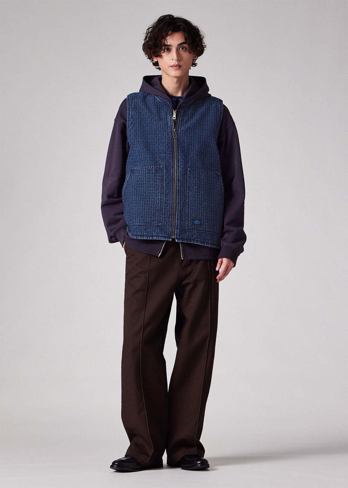 Dickies® × PS Paul Smith 刺し子デニム ワークベスト