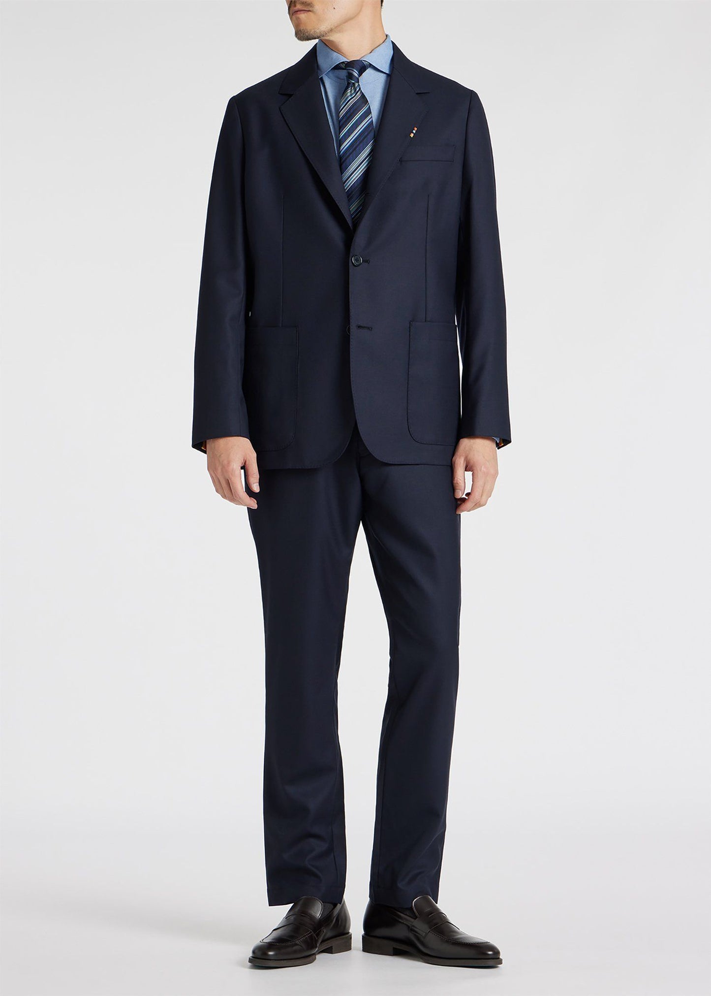 ソリッド ウールストレッチ ジャケット 'A Suit To Travel In'